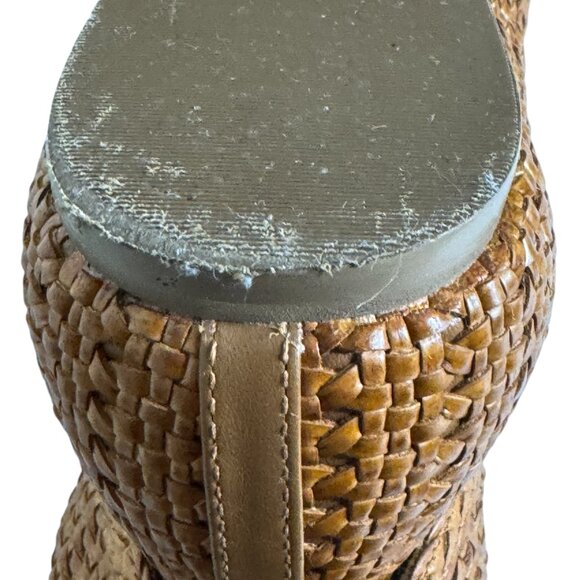 EUC Talbots Ballet Flats Woman’s 11 Blair Woven Tan - Picture 9 of 14